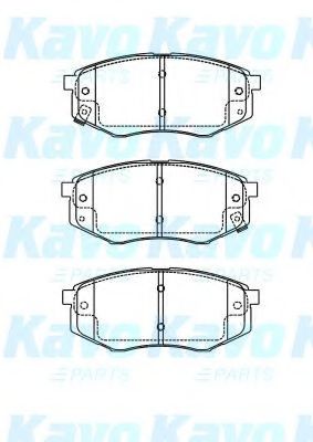 Комплект тормозных колодок, дисковый тормоз KAVO PARTS BP-4027
