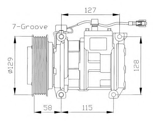 Компрессор, кондиционер NRF 32094G