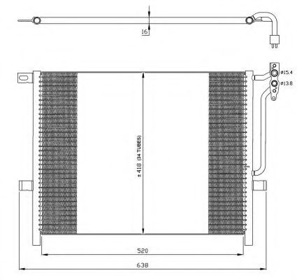 Конденсатор, кондиционер NRF 35224