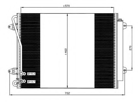 Конденсатор, кондиционер NRF 35613