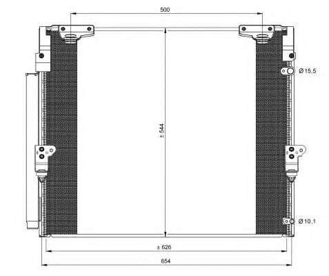 Конденсатор, кондиционер NRF 35862