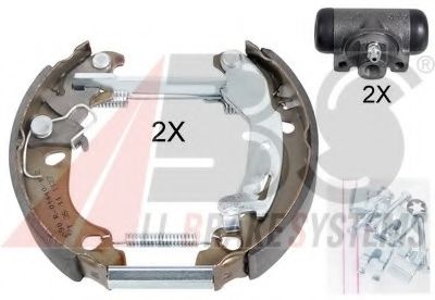 Комплект тормозных колодок A.B.S. 111454