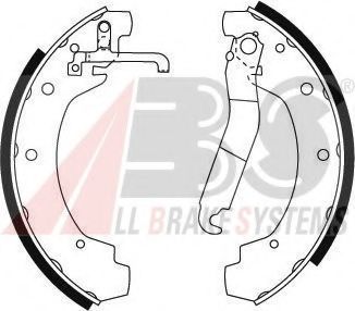 Комплект тормозных колодок A.B.S. 8811