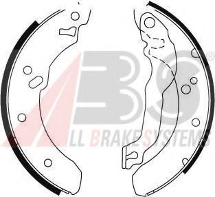 Комплект тормозных колодок A.B.S. 8870