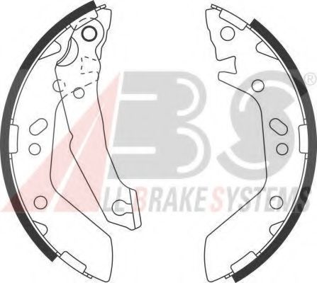 Комплект тормозных колодок A.B.S. 9148