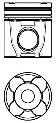 Поршень NÜRAL 87-101100-10