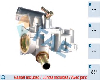 Термостат, охлаждающая жидкость FAE 5339183