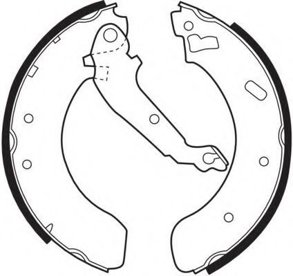 Комплект тормозных колодок NECTO N1426