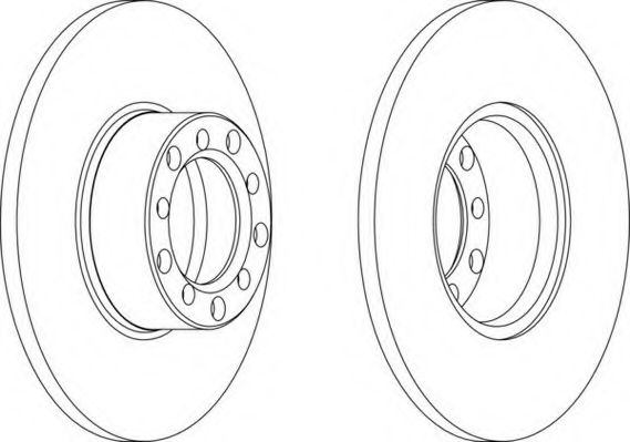 Тормозной диск NECTO WN238