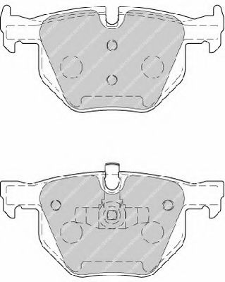 Комплект тормозных колодок, дисковый тормоз NECTO FD7199A
