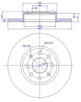 Тормозной диск CAR 3610