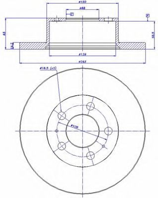 Тормозной диск CAR 10021