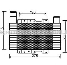 Интеркулер AVA QUALITY COOLING HY4223