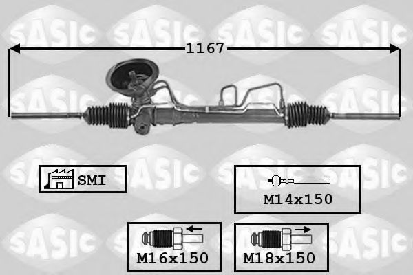 Рулевой механизм SASIC 7006105