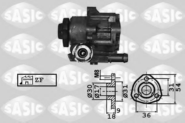 Гидравлический насос, рулевое управление SASIC 7076010