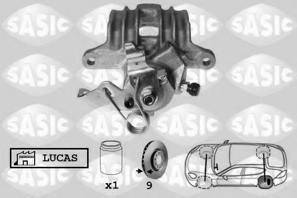 Тормозной суппорт SASIC 6506010