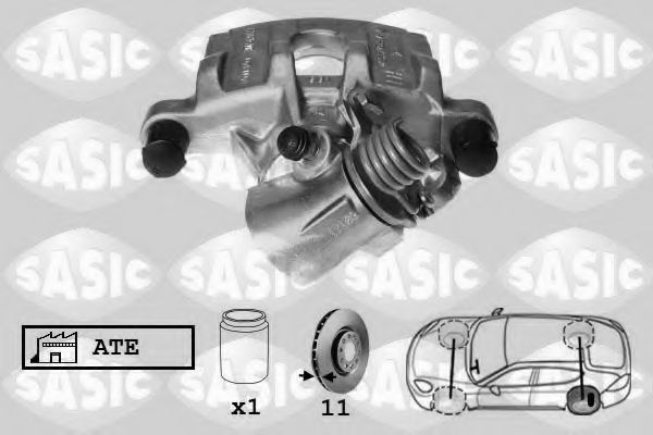 Тормозной суппорт SASIC 6506128