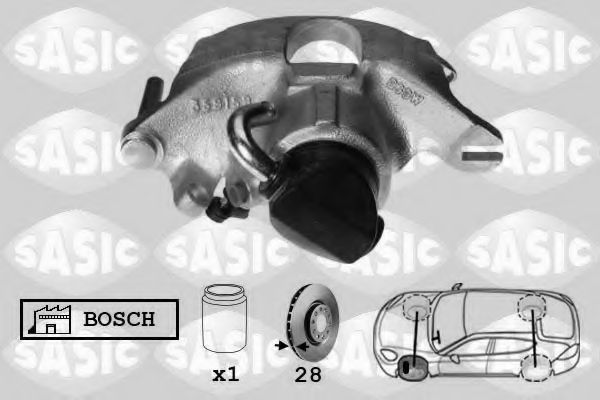 Тормозной суппорт SASIC SCA0094