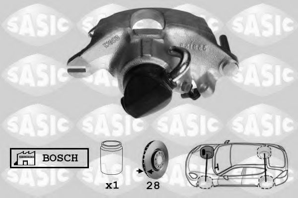 Тормозной суппорт SASIC SCA0095