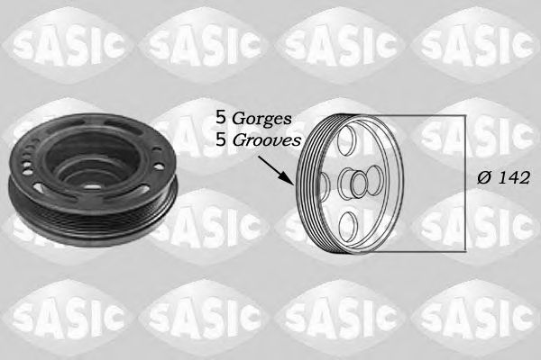 Ременный шкив, коленчатый вал SASIC 2156024