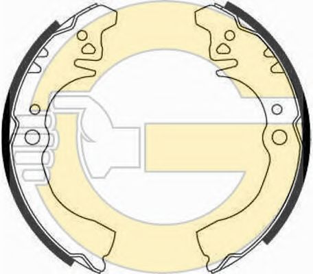 Комплект тормозных колодок GIRLING 5182839