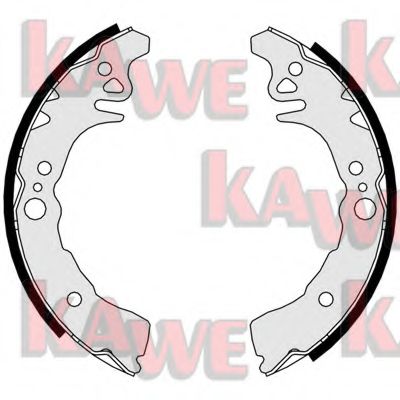 Комплект тормозных колодок KAWE 01065