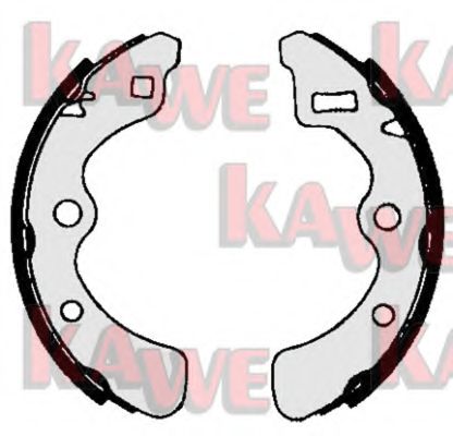 Комплект тормозных колодок KAWE 01500