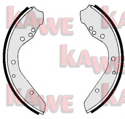 Комплект тормозных колодок KAWE 03900