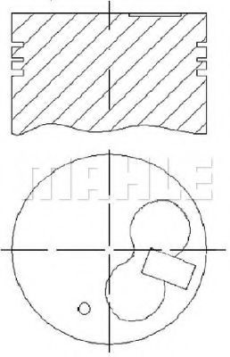 Поршень MAHLE ORIGINAL 607 PI 00113 000