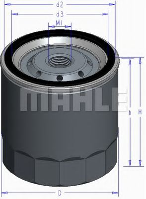 Масляный фильтр MAHLE ORIGINAL OC 525