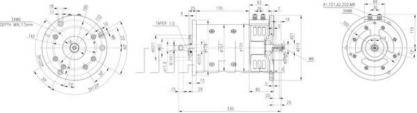 Электродвигатель MAHLE ORIGINAL MM 108