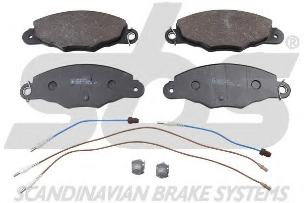 Комплект тормозных колодок, дисковый тормоз sbs 1501221921