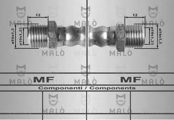 Тормозной шланг MALÒ 8059