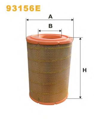 Воздушный фильтр WIX FILTERS 93156E