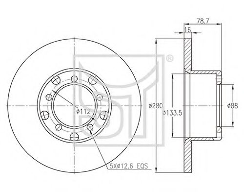 Тормозной диск ST-TEMPLIN 03.110.1926.300
