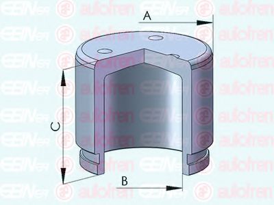 Поршень, корпус скобы тормоза AUTOFREN SEINSA D025509