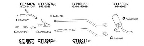 Система выпуска ОГ VENEPORTE 150396