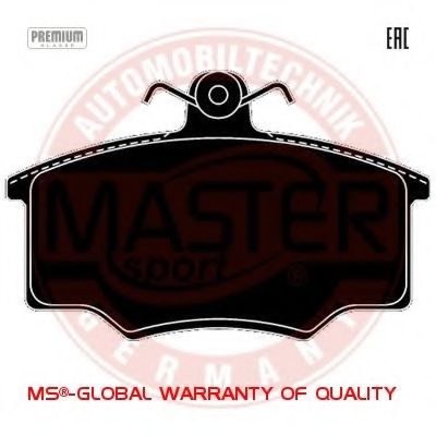 Комплект тормозных колодок, дисковый тормоз MASTER-SPORT 13046029362N-SET-MS