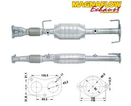 Катализатор MAGNAFLOW 88026
