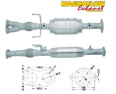 Катализатор MAGNAFLOW 88024