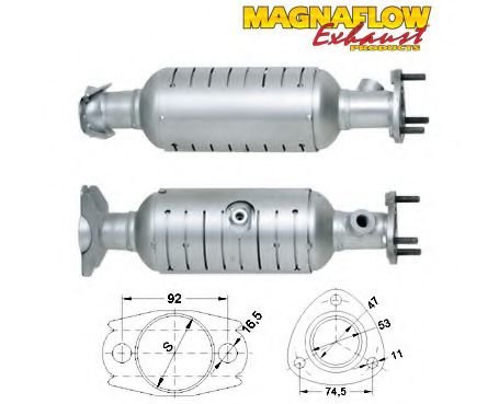 Катализатор MAGNAFLOW 73004