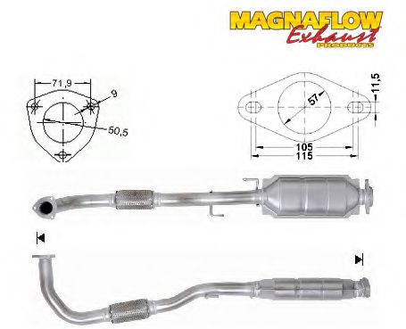 Катализатор MAGNAFLOW 71607D