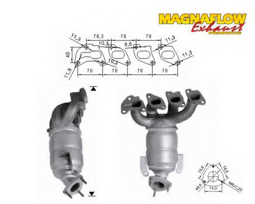 Катализатор MAGNAFLOW 65812