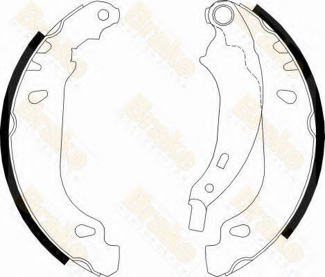 Комплект тормозных колодок Brake ENGINEERING SH2548