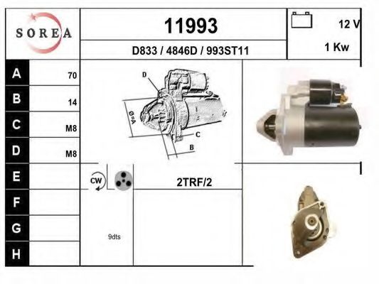 Стартер EAI 11993