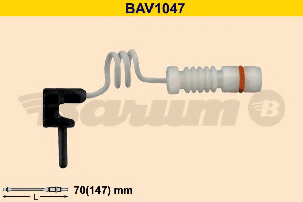 Сигнализатор, износ тормозных колодок BARUM BAV1047