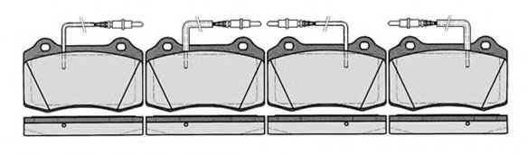 Комплект тормозных колодок, дисковый тормоз RAICAM 7521