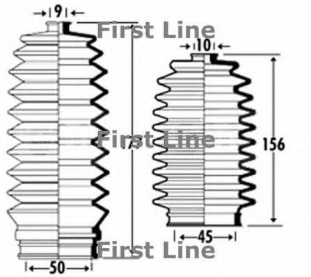 Пыльник, рулевое управление FIRST LINE FSG3312