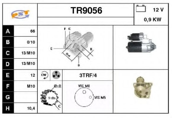 Стартер SNRA TR9056