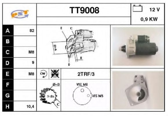 Стартер SNRA TT9008